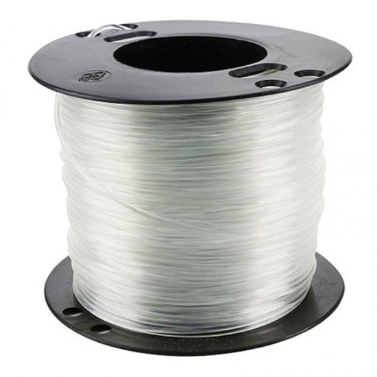 100 metres Artiteq 2mm clear perlon cord on black plastic spool