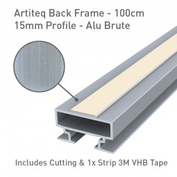 Back Frame Profile 15mm Alu Brute - 100cm