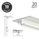 Artiteq Shadowline Drywall White 250cm - 9.5 mm Plasterboard