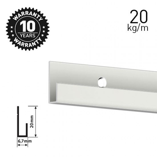 Artiteq Classic Rail White Primer 200cm