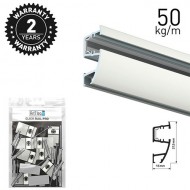 Combi Rail Pro Light White 300cm