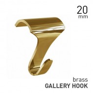 Picture Rail Hook Large Brass