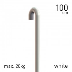 Rod Steel 3mm White 100cm