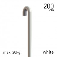 Rod Steel 3mm White 200cm