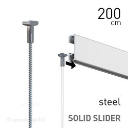 Solid Slider 2mm Steel 200cm