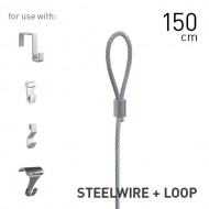 Steelwire 2mm + Loop 150cm