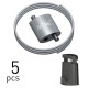 Artiteq Loop Hanger + Steel Cable & Micro Grip Slimline Set - 5pcs