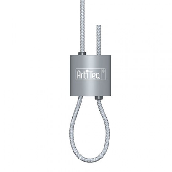 Artiteq Loop Hanger + Steel Cable with Loop Set